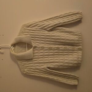 Valentina Cream Cable Knit Cardigan